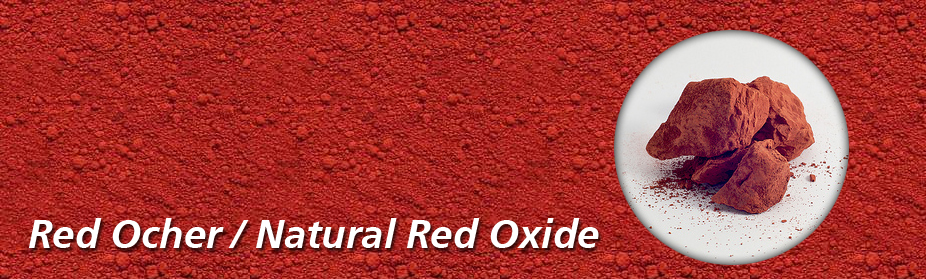 Red Ocher Natural Red Oxide